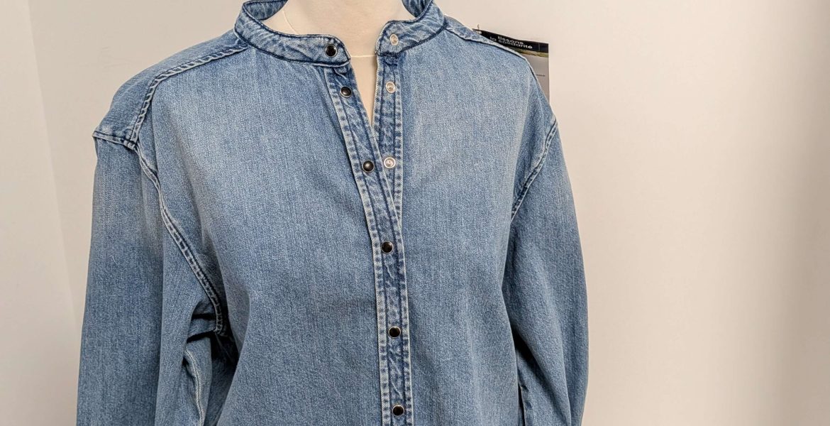Veste en jean femme conçue par FAIRE
